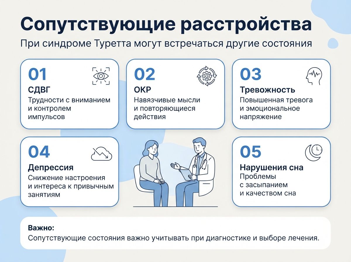 Лечение синдрома Туретта в Карасуке инфографика