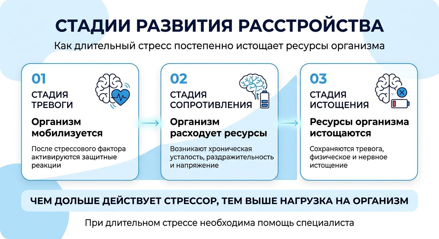 Лечение стресса в Карасуке инфографика